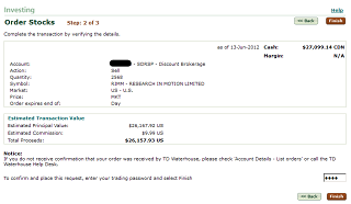 TDW RIMM USD Order